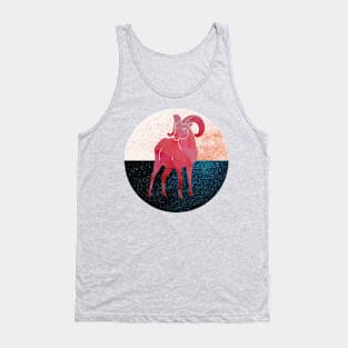 Watercolor Aries Tank Top